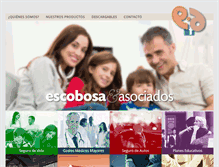 Tablet Screenshot of escobosayasociados.net